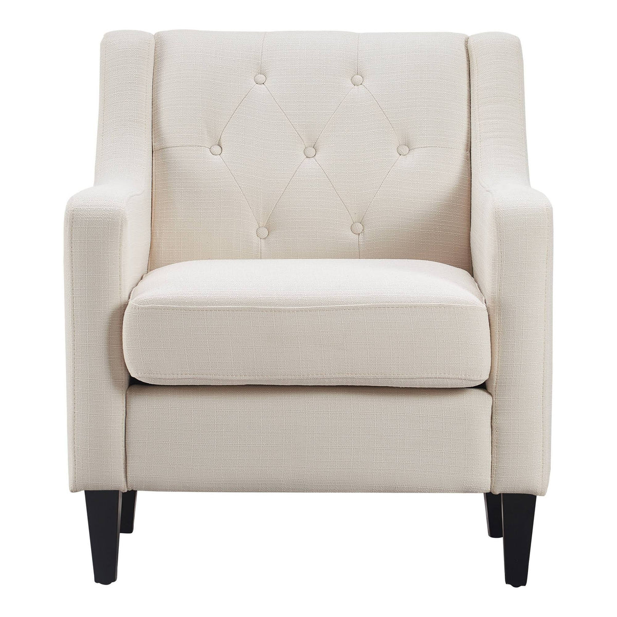 Cream Tufted Accent Chair C783