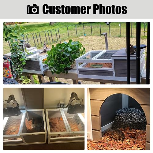 Large Wooden Tortoise Enclosure with Wooden Tray 39" W Z859