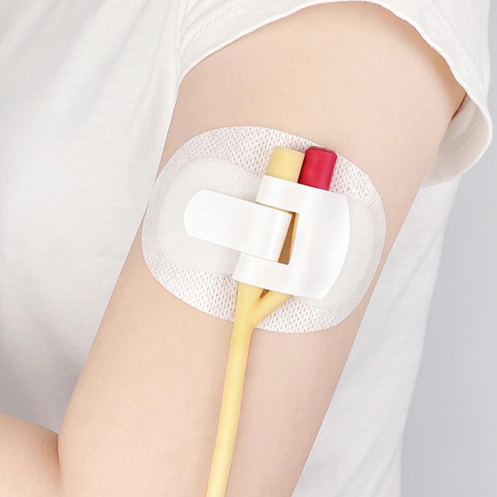 4 Pcs Adhesive Catheter Stabilization Device with Foam Anchor Pad L5897