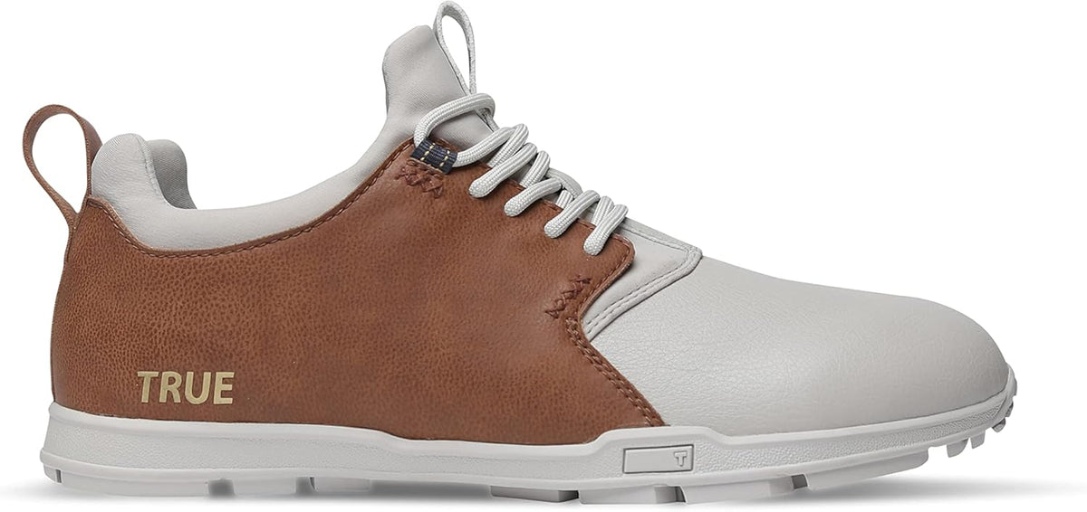 Soft White/Brown Golf Shoes H2732