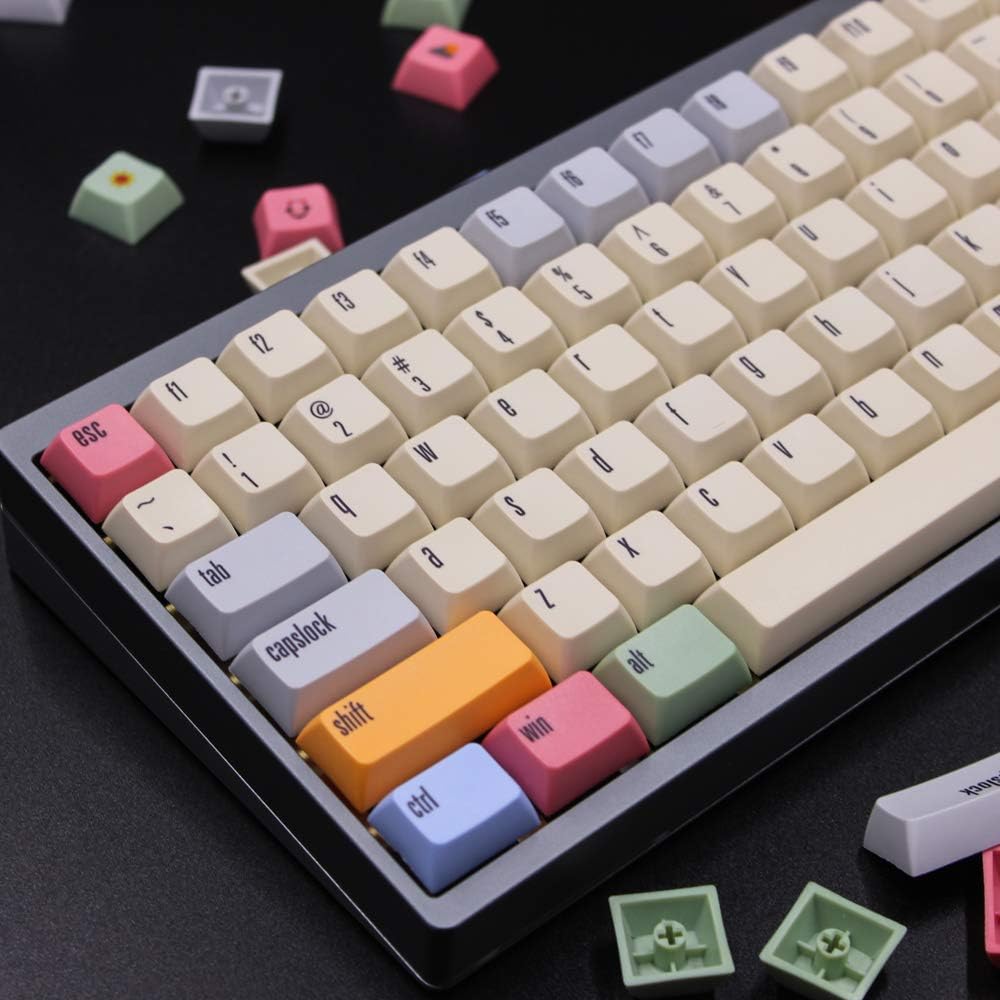 166 Keys Thick PBT Keycaps for MX Switch Mechanical Keyboard M59176