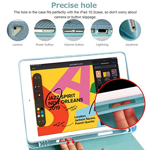Keyboard Case for iPad 9.7" with Detachable Keyboard and Pencil Holder M3717