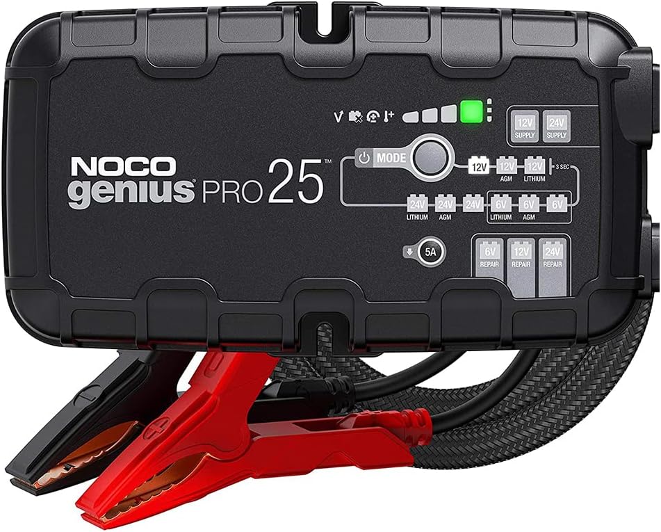 25-Amp 6V 12V 24V Battery Charger R601