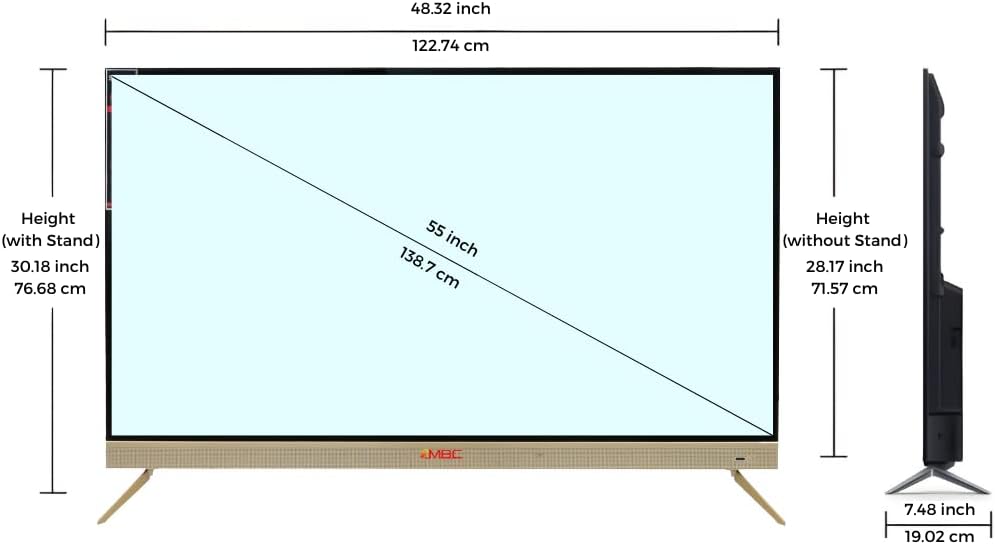 55 inches HD Smart LED TV Z6153