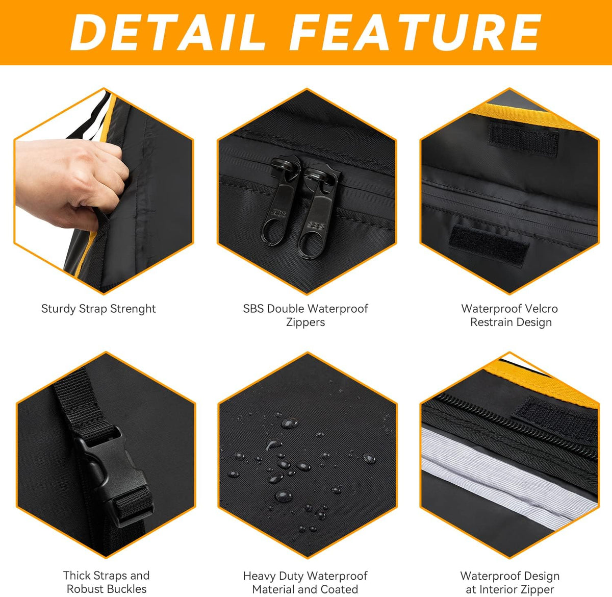 15 Cubic Waterproof Roof Cargo Carrier with Anti-Slip Mat R881