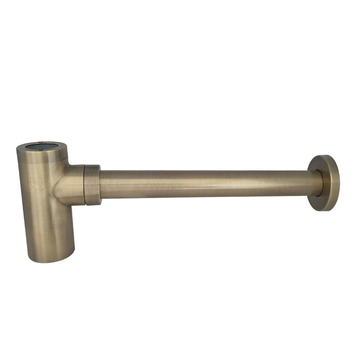 Matte Black Brass Bottle-Trap Siphon Z101