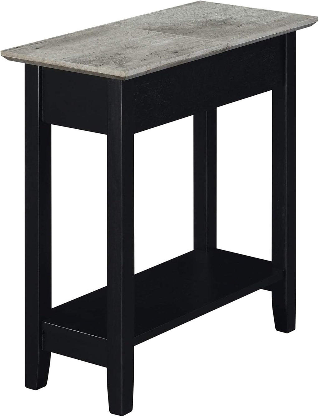 Walnut Flip Top End Table N407