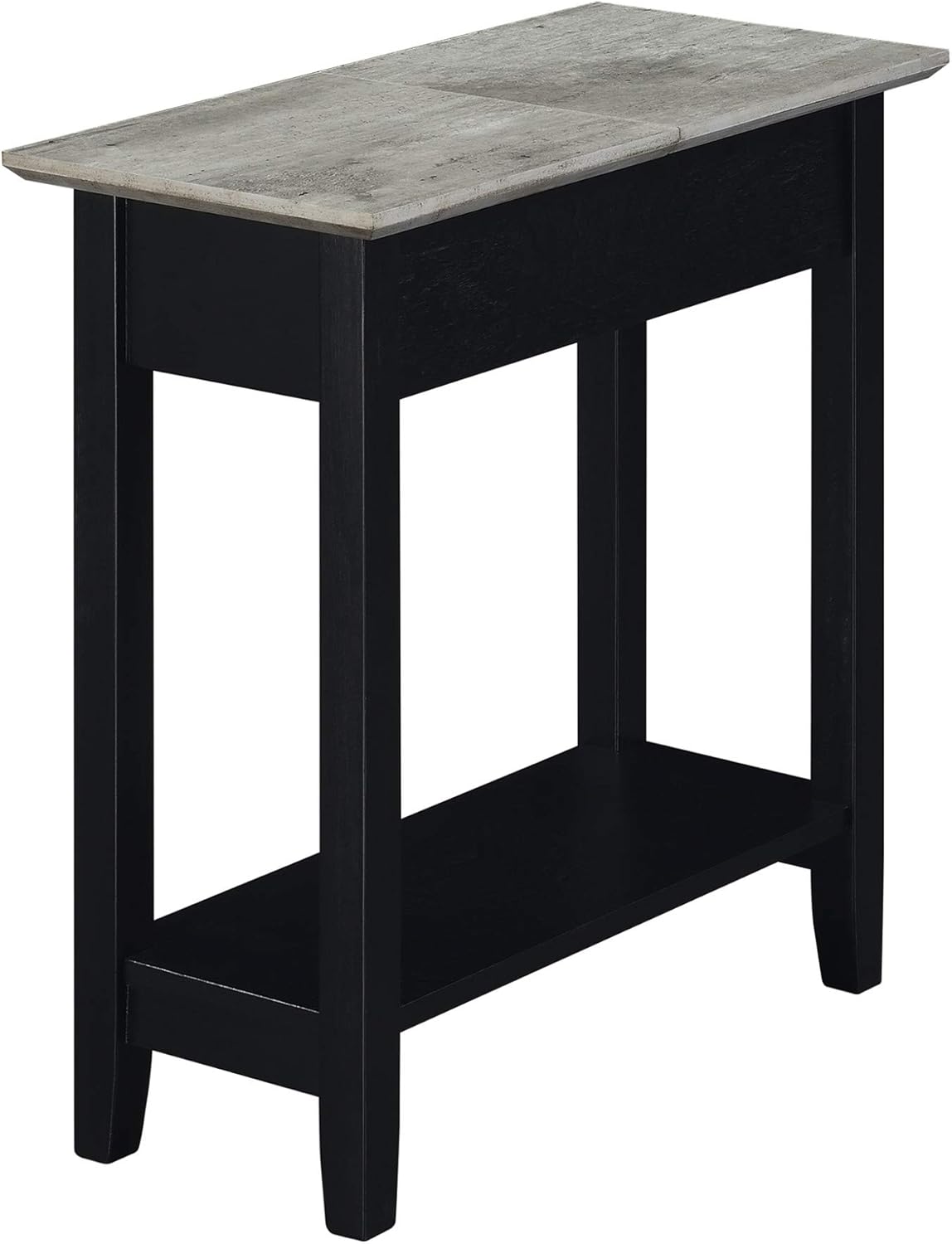 Walnut Flip Top End Table N407