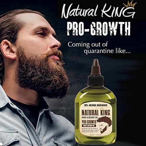 Natural King Pro-growth Castor Hair & Beard Oil 2.5 oz. S650723
