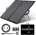 100W Portable Foldable Solar Panel Kit with Adjustable Kickstand H74920