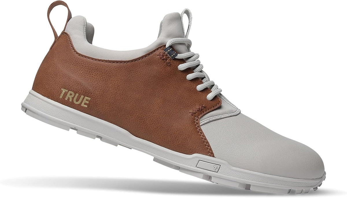 Soft White/Brown Golf Shoes H2732