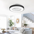 Black 22 Inch Ceiling Fan with Light and Remote L9259