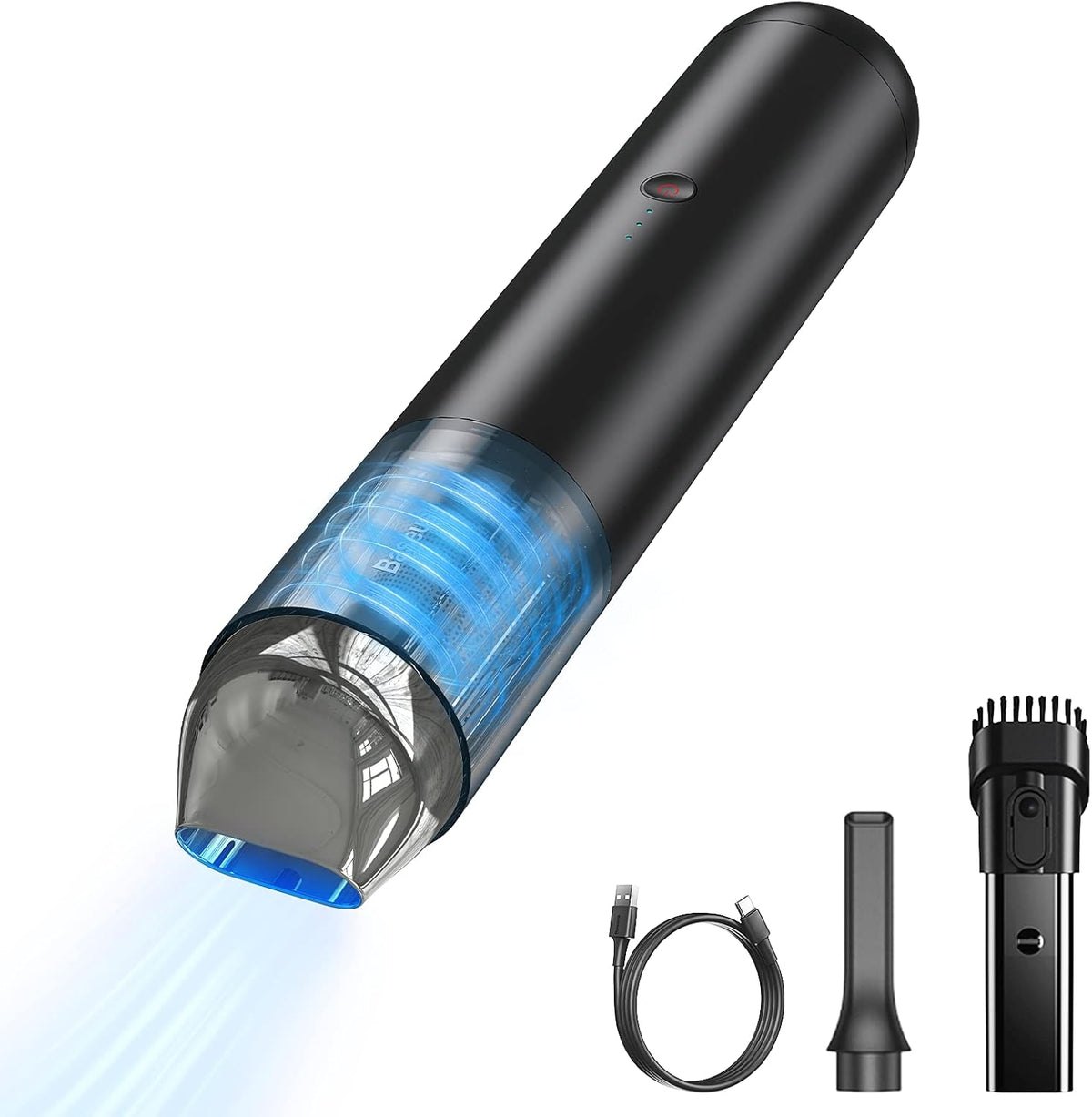 Car Vacuum Cleaner, Handheld Cordless 135W Portable with LED Light A5728