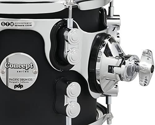 Satin Black 7-Piece Maple Shell Pack H550