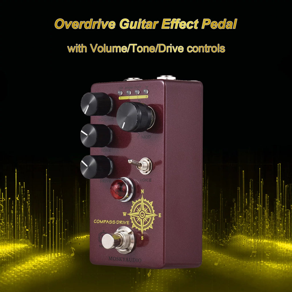 Compact Overdrive Guitar Effect Pedal T16927