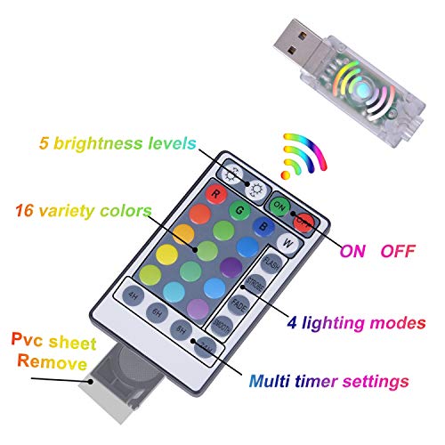 16-Color Changing String Lights with Remote X662