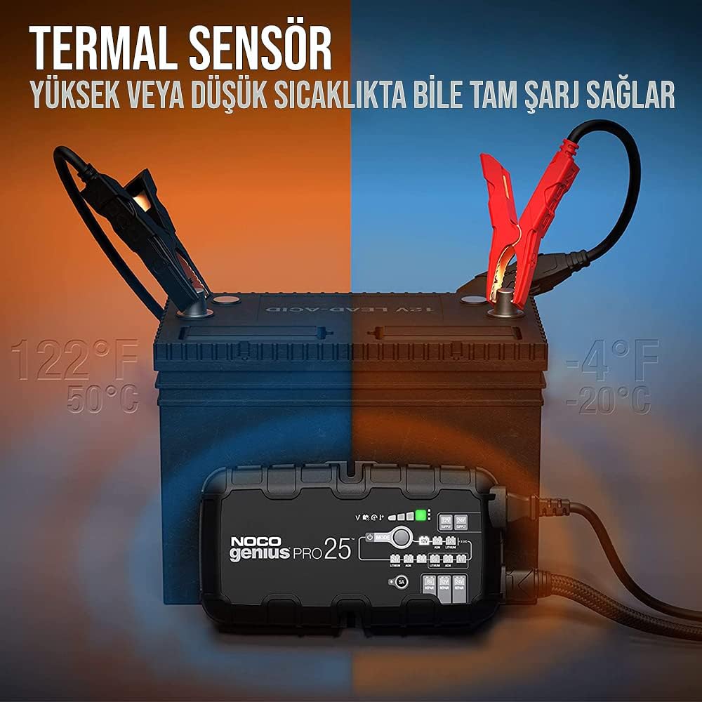 25-Amp 6V 12V 24V Battery Charger R601