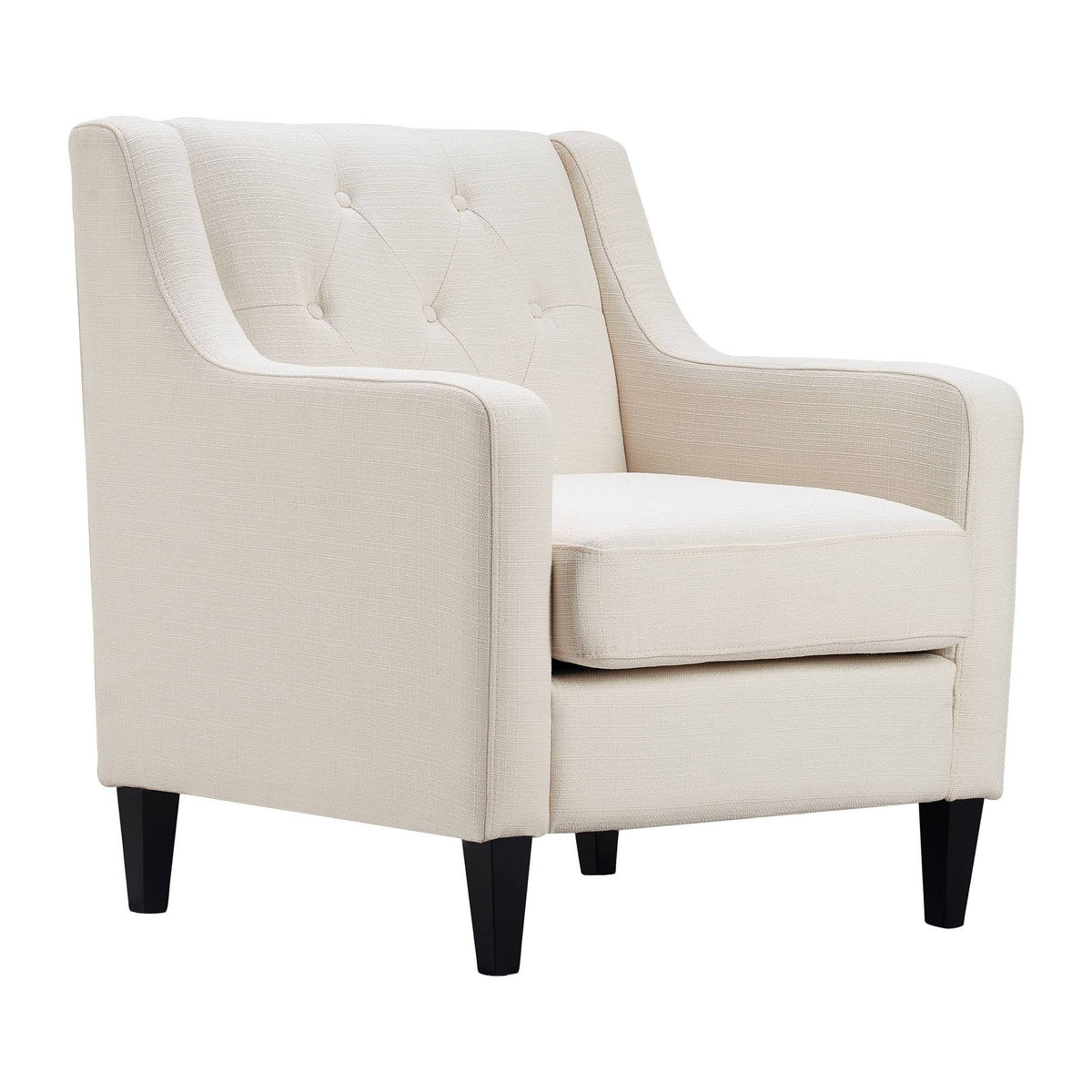 Cream Tufted Accent Chair C783