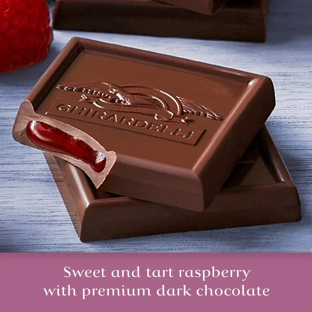 Dark Chocolate Raspberry Squares, 5.32 Oz Bag (Pack of 6) A69146