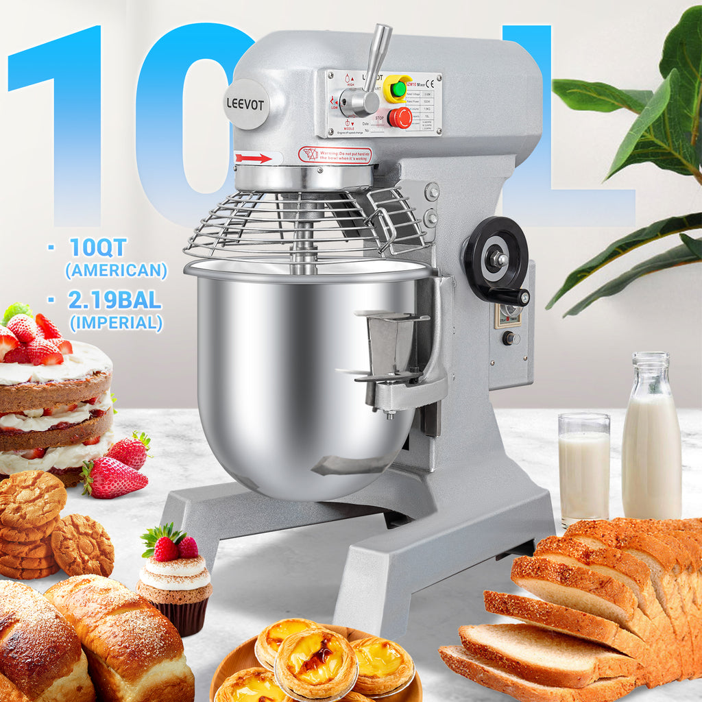 3-Speed Commercial Stand Mixer 10qt 500W X752581