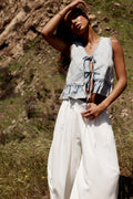 Denim Vest W7494