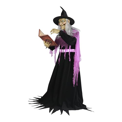 6-Ft. Witch Halloween Animatronics I27483