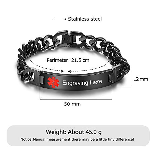 Medical Alert Bracelets Stainless Steel H90891