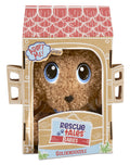 Goldendoodle Plush Toy with Collar, Tag, Doghouse, Stickers N26604