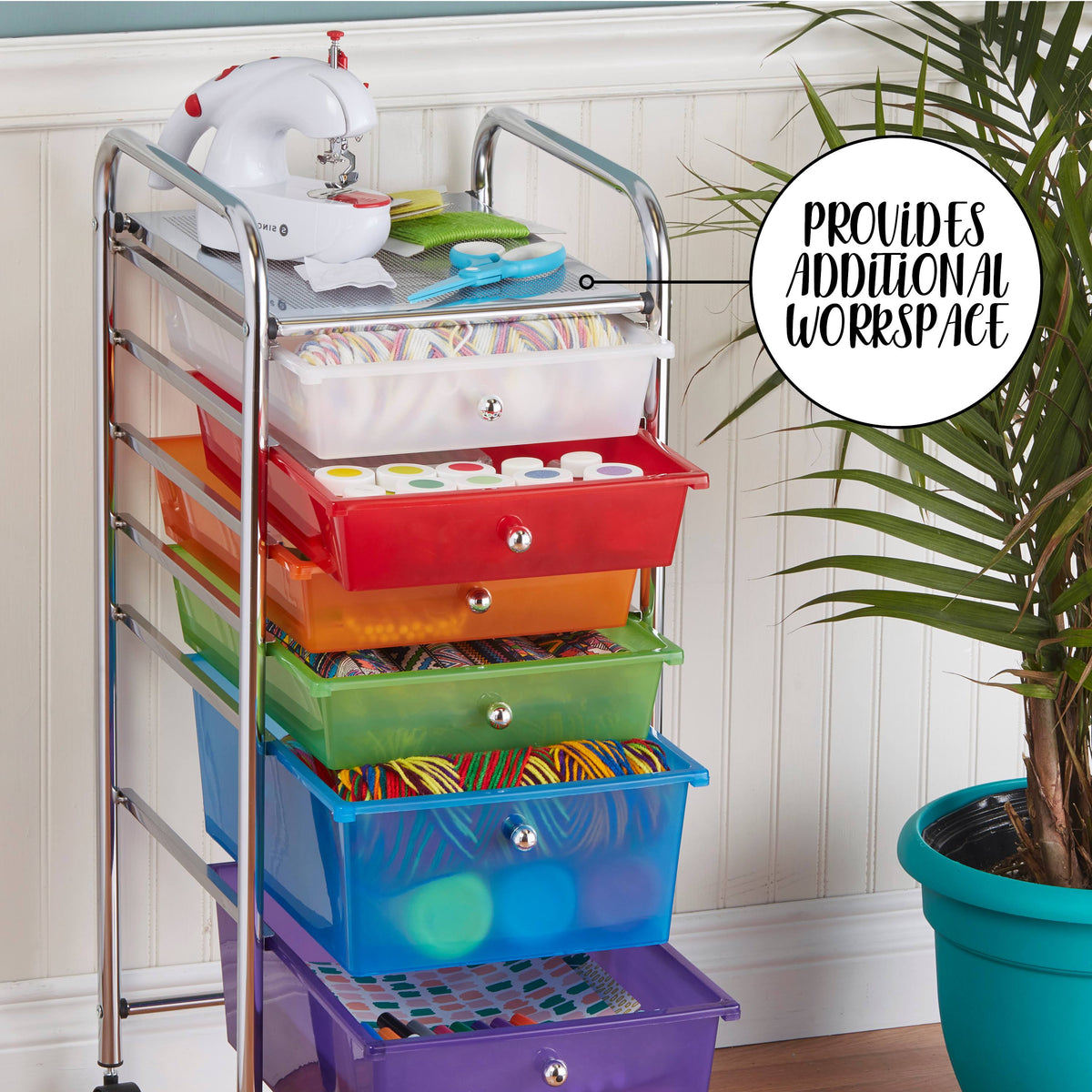6 Drawer Mobile Organizer R753172