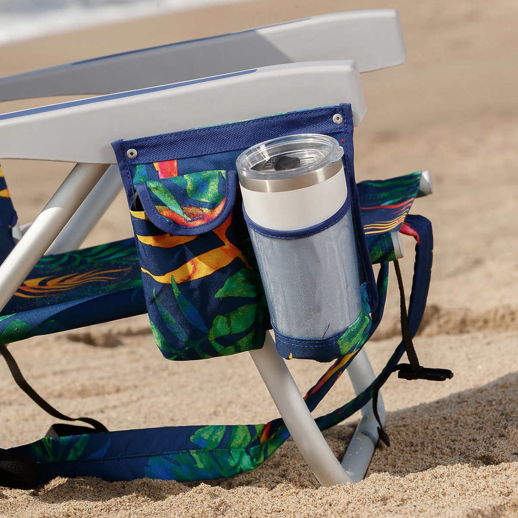 Beach Chair 2-pack Green Leaves O2527