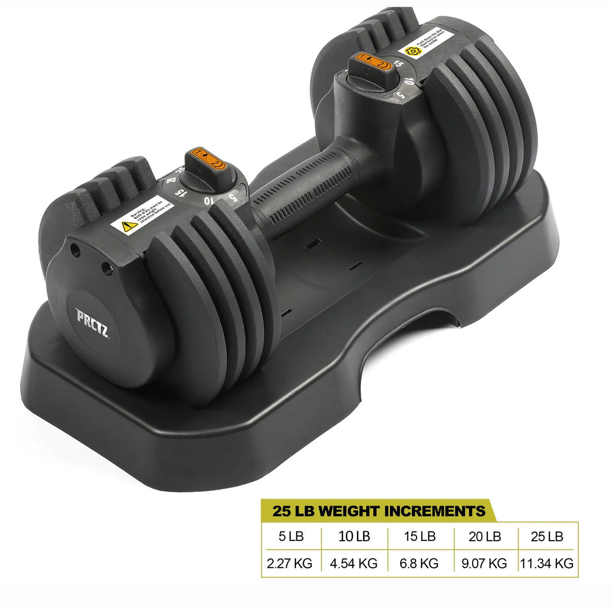 10-30lb Adjustable Dumbbell Pair with Stand S5916