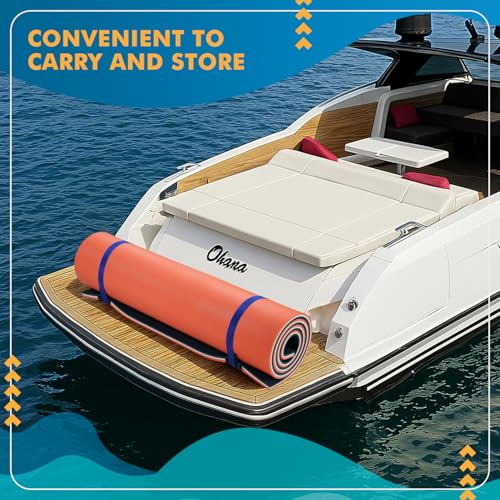 11.5 Ft Floating Mat, 3-Layer XPE Foam Pad Q41471