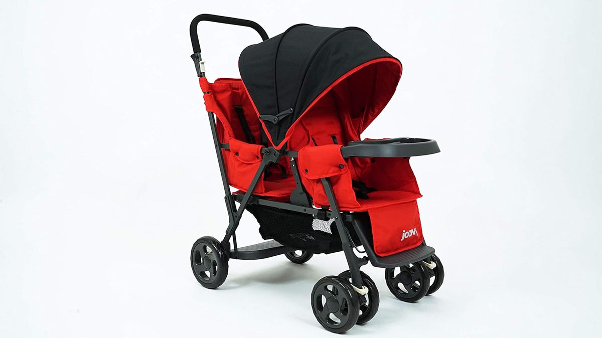 Black Stand-On Tandem Stroller Z868096