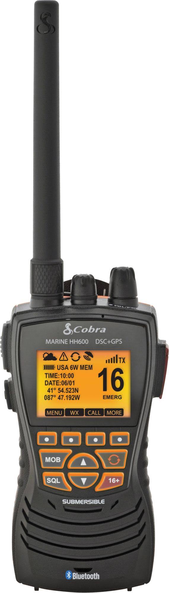 Floating GPS VHF Radio with Bluetooth - Black Y649