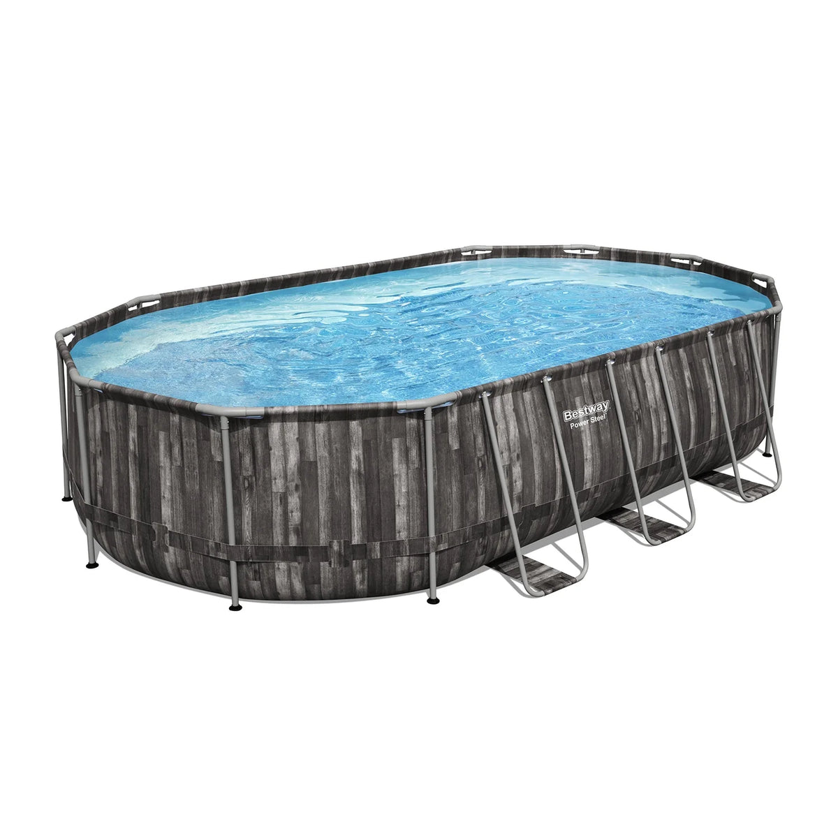 20' x 12' x 48 Oval Above Ground Swimming Pool Set W89731