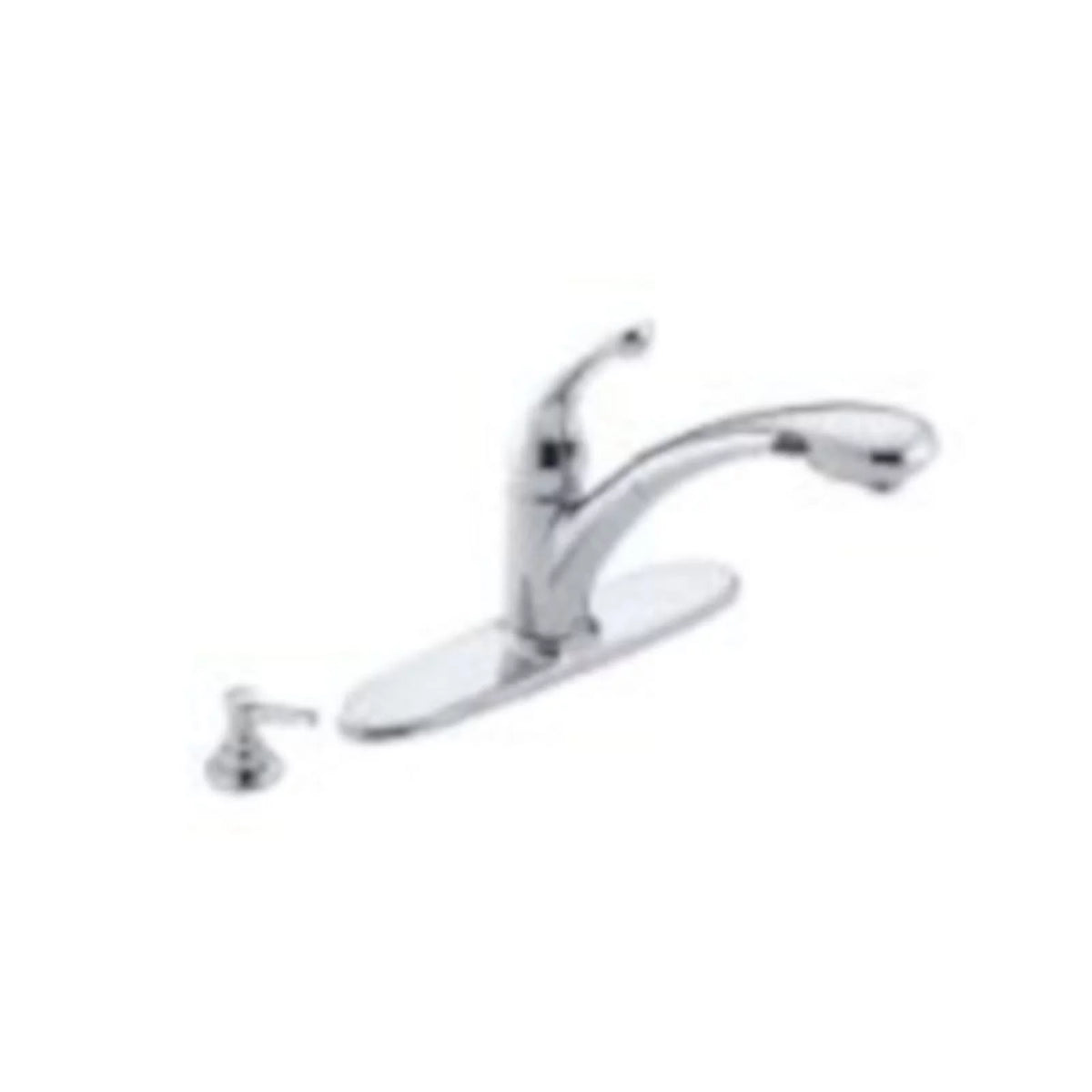 Single Handle Pull Out Kitchen Faucet with Side Spray Y729