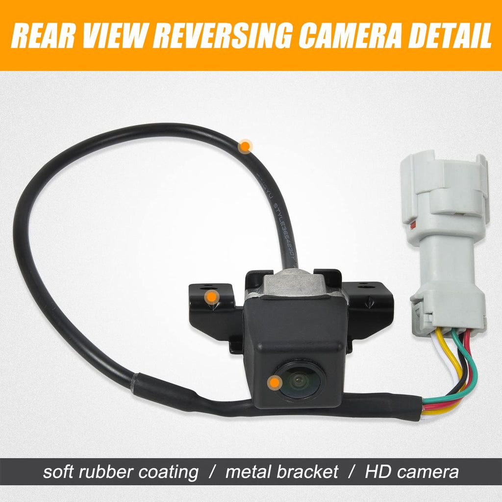 Rear View Backup Camera with Link Cable and Plug Compatible with 2011-2014 Hyundai Sonata Pack of 2 X8933