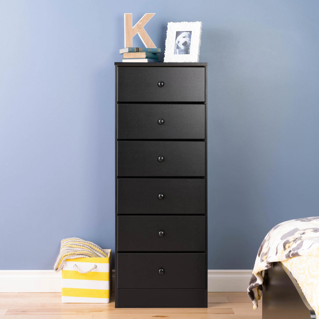 Black 6 Drawer Dresser Z514715
