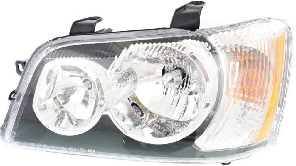 Passenger Side Head Light Assembly with Bulbs T1161