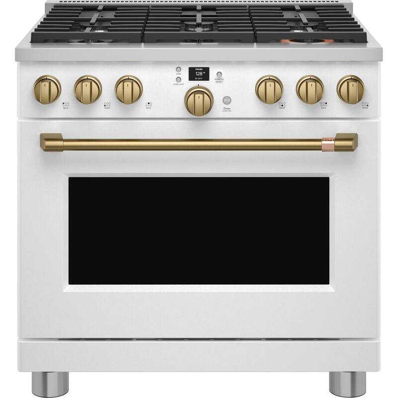 Range and Rangetop Handle and Knob Kit in Brushed Brass Z973550