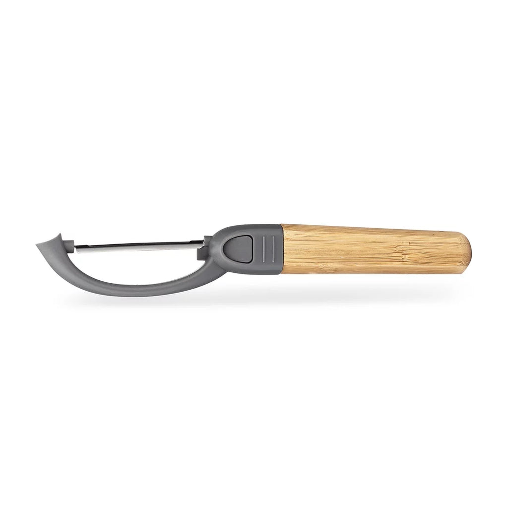 Bamboo and Stainless Steel Straight Peeler Z93794