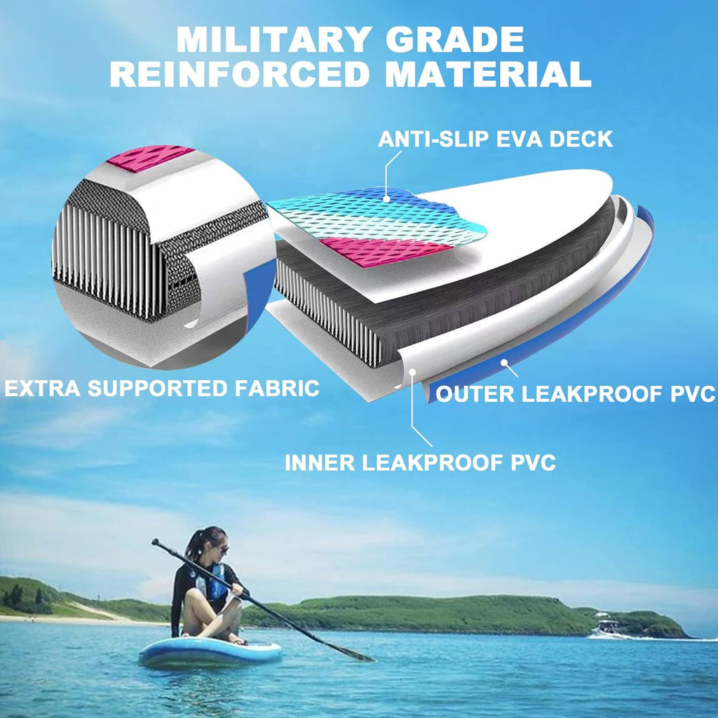 Inflatable Stand Up Paddle Board with Carry Bag Y75770