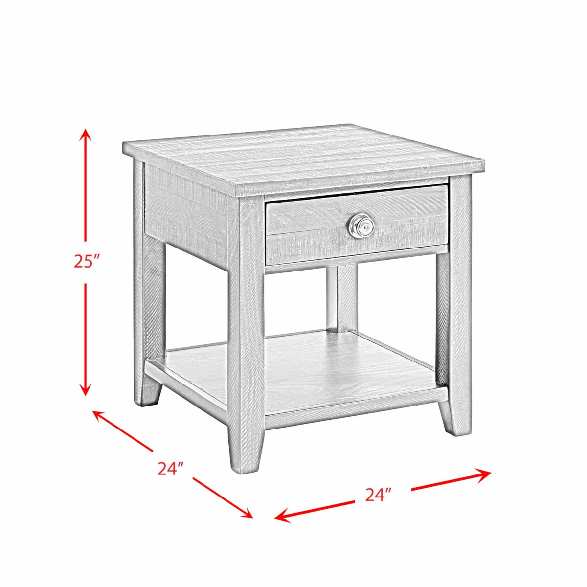 1 Drawer End Table D3414