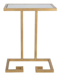 Gold/White Accent Table Z4674