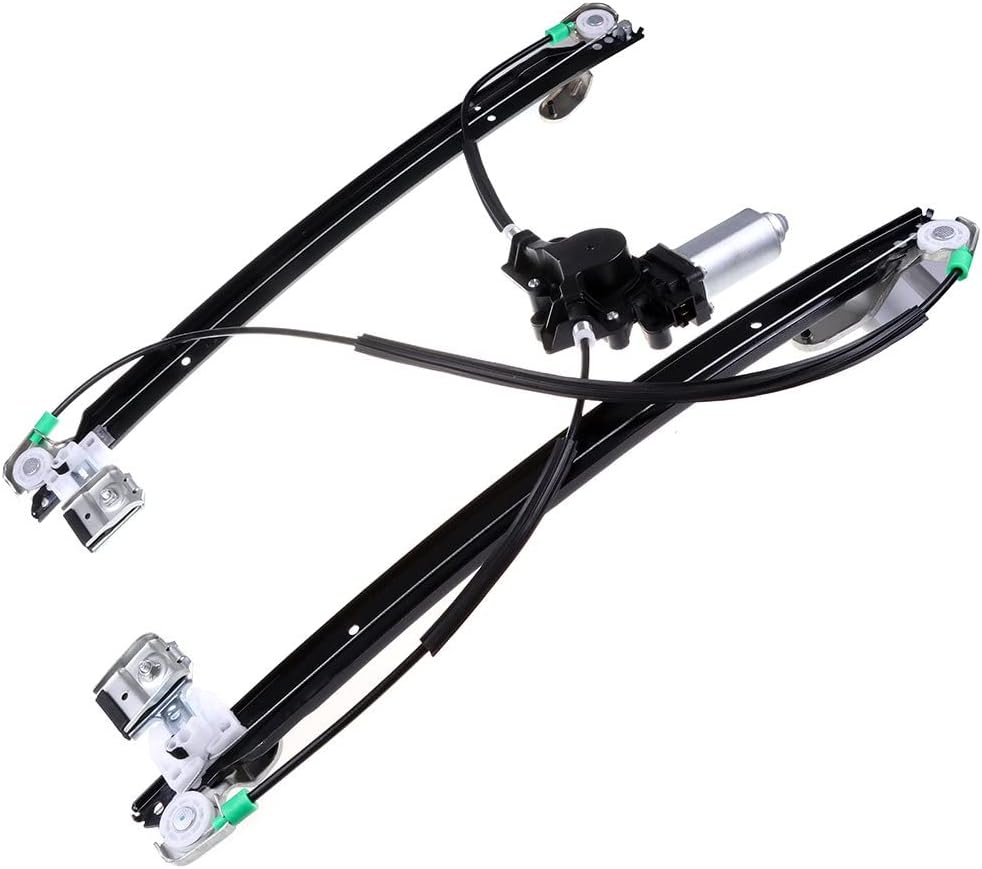 Front Left Power Window Motor and Regulator Assembly Pack of 2 O9409