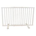 White Wrought Iron Freestanding Pet Gate A536248