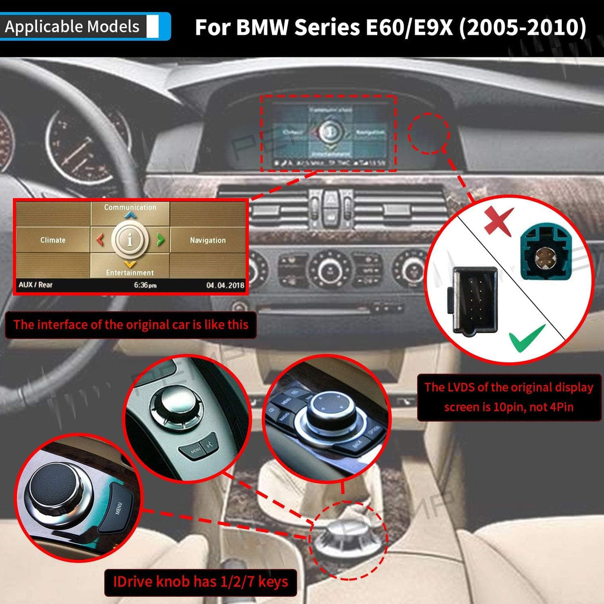 8.8 inch IPS Screen Android 10 Qualcomm 8-core 4+64G Carplay Head Unit L53716