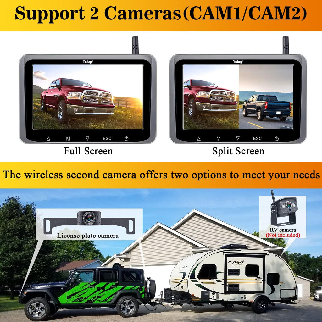 HD 1080P Wireless Backup Camera with 5 Inch Monitor M31033