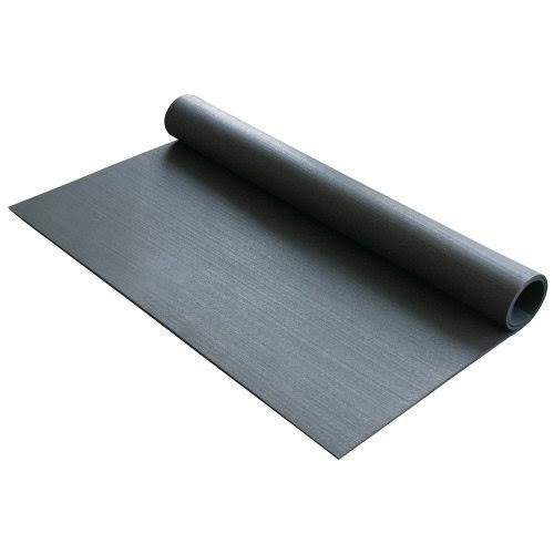 3/16 in. x 4 ft. x 13 ft. Black Rubber Flooring B50060