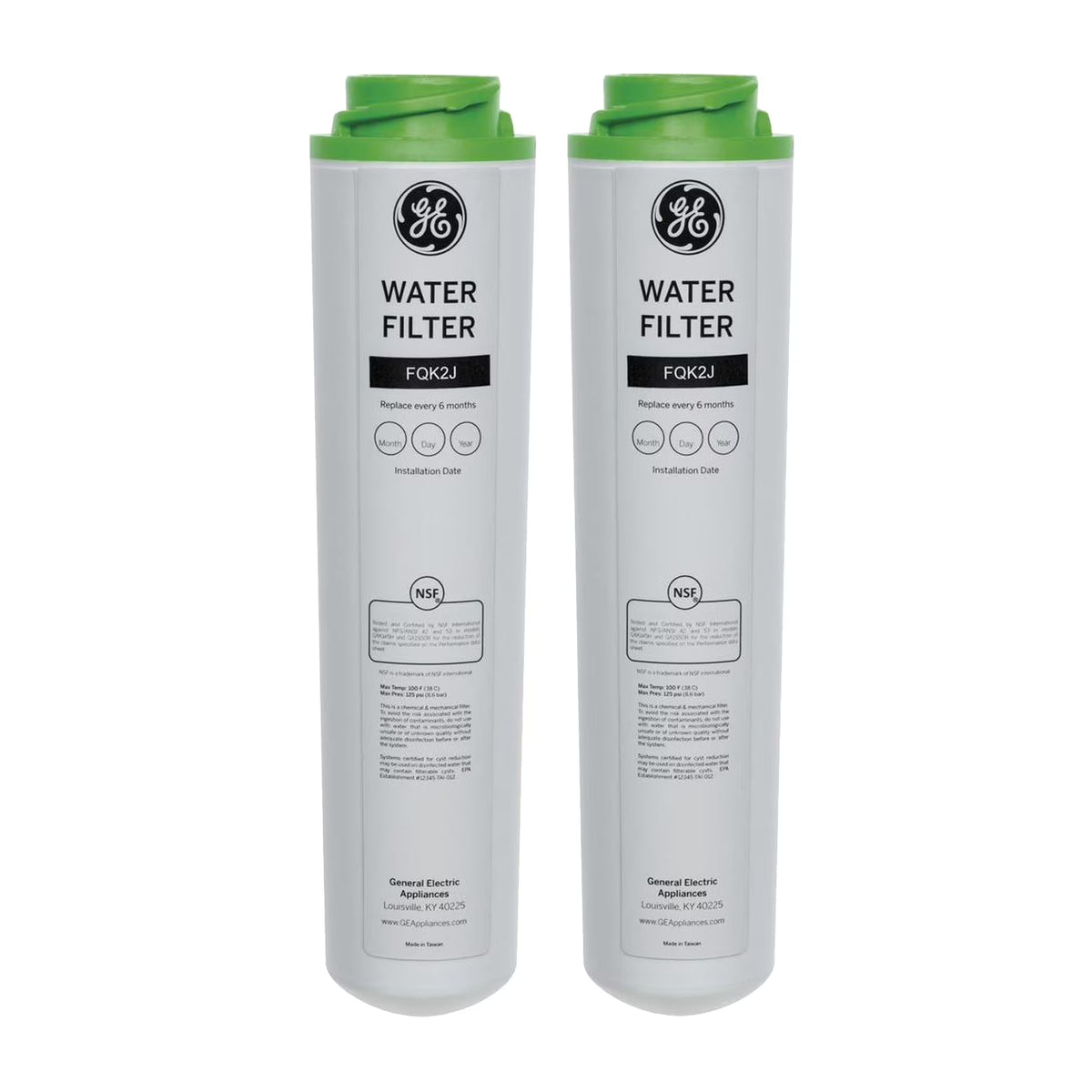 Dual Flow Drinking Water Replacement Filter Set E1227